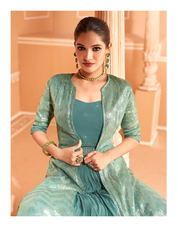 Cocktail Party Wear Indo Western Suit - Fashion Nation