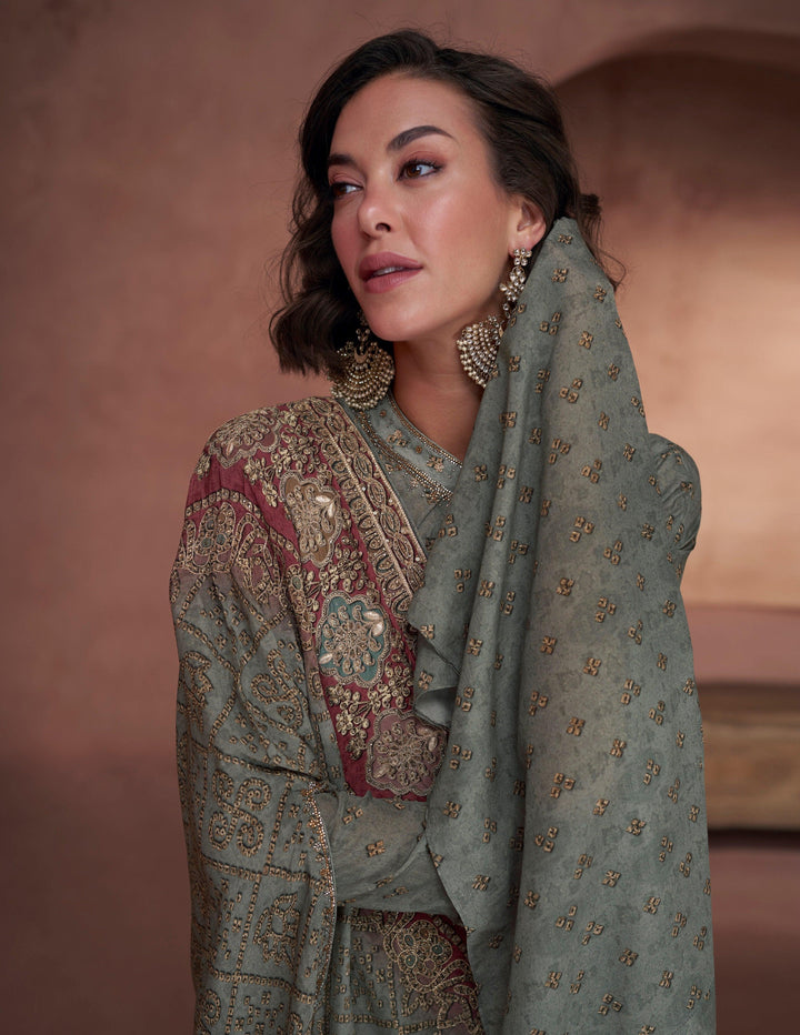 Designer Partywear Indo Western Dress - Fashion Nation