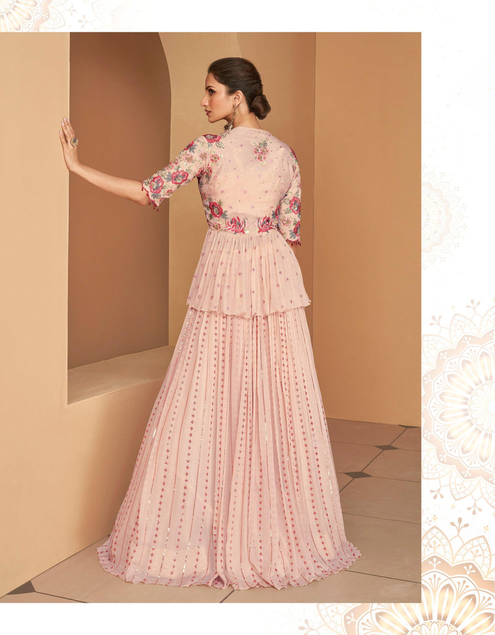 Celebrations Wear Indo Western Skirt & Top - Fashion Nation