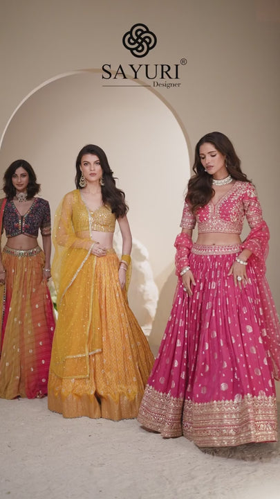 indian marriage dress video by sayuri designer catalogue swayamwar