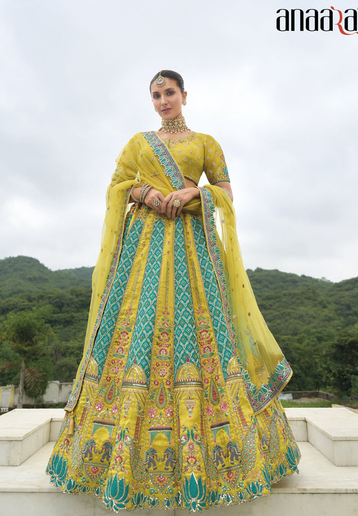 celebrity fashion wear jaipuri lehenga choli