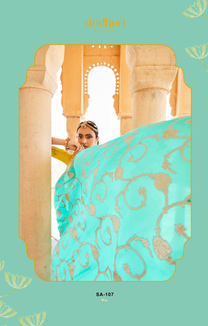 Party Wear Designer Silk Saree - Fashion Nation